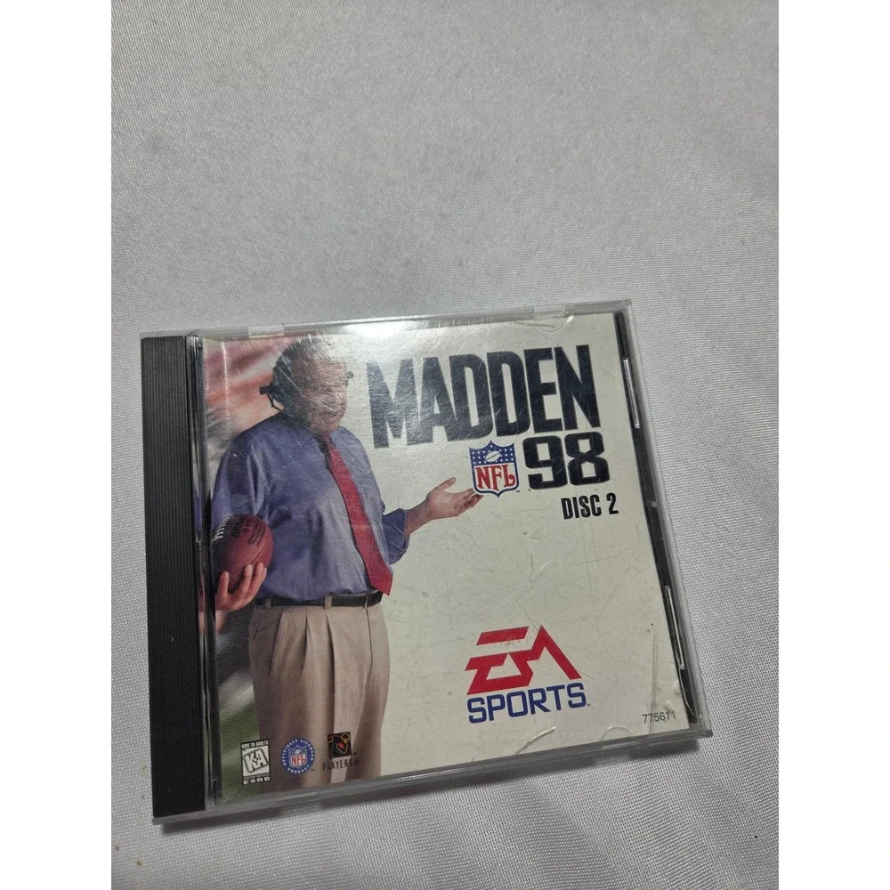 EA Sports Madden NFL 98 PC Windows‎ 2 Disc Set John Madden Football Vintage 1997